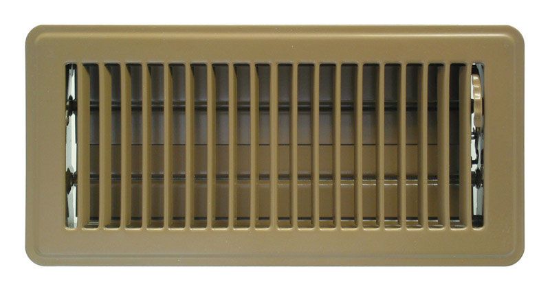 FLOOR REGISTER 4X10 BRWN