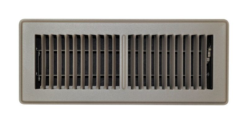 FLOOR REGISTER 4X12 BRWN