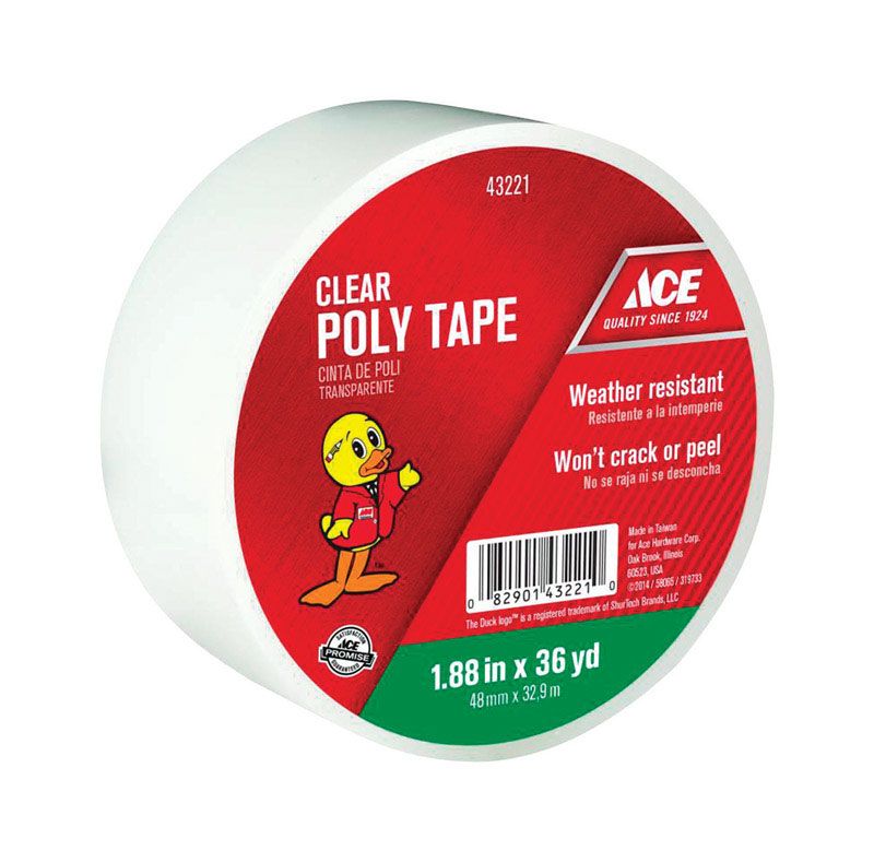 POLY TAPE 36YD CLR ACE
