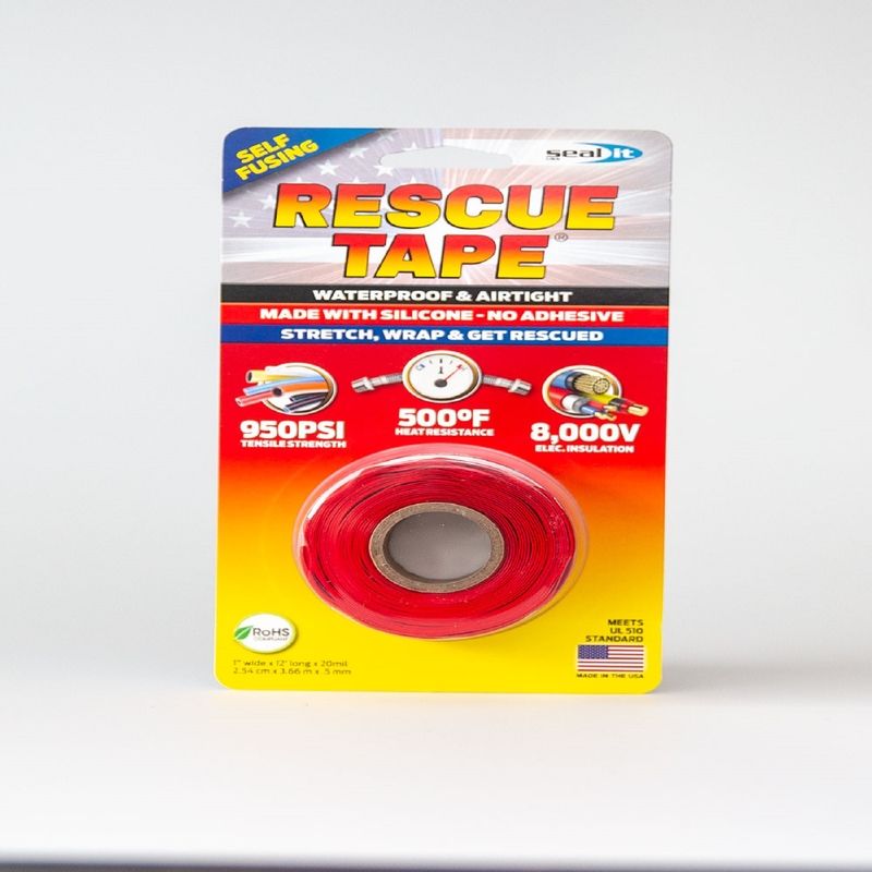 RESCUE TAPE 1" X 12 RED