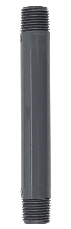 NIPPLE SCH80 PVC 1/2"X6"