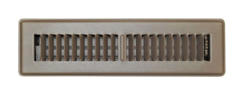 FLOOR REGISTER 2X14 BRWN