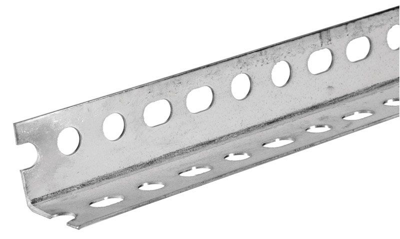  0.048" X 1-1/4" X 48" L ZINC-PLATED STEEL SLOTTED ANGLE