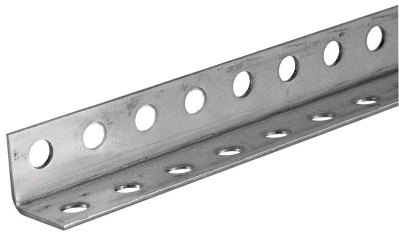 0.064" X 1-1/4" X 36" L STEEL PERFORATED ANGLE