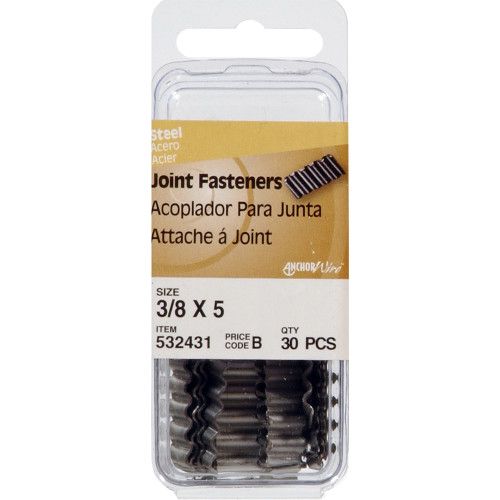 BRIGHT JOINT FASTENERS (3/8") - 30 PC