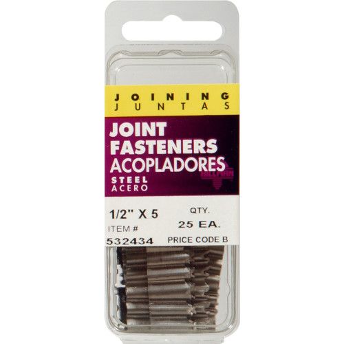 BRIGHT JOINT FASTENERS (1/2") - 25 PC