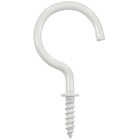 HOOK CUP 1-1/4"P WHT CD3