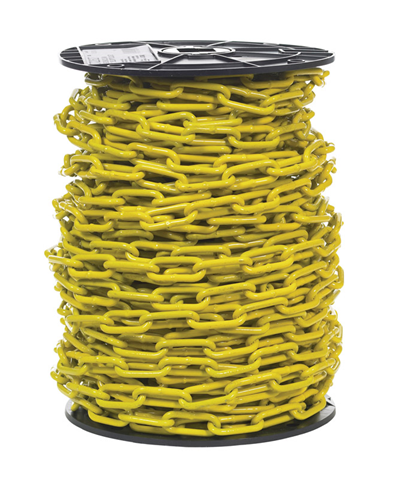 Campbell No. 2 Yellow Straight Link Carbon Steel Coil Chain 3/16 in. D