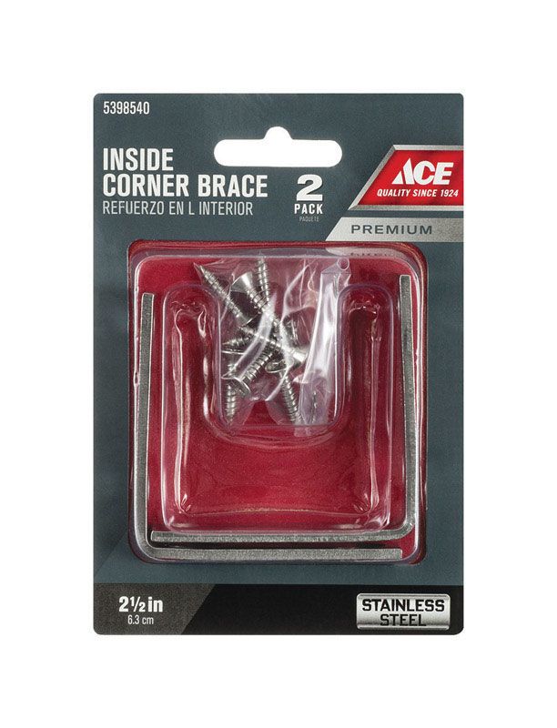 CORNER BRACE 2.5X5/8 ACE