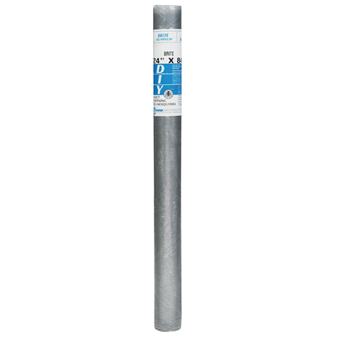 SCREEN ALUM 24X84" BRITE
