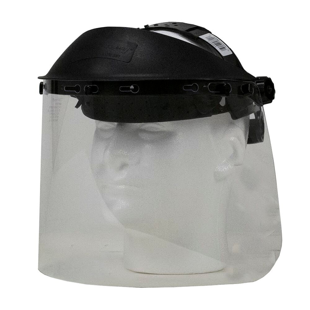 FACE SHIELD WITH PIN-TYPE HEADGEAR, CLEAR