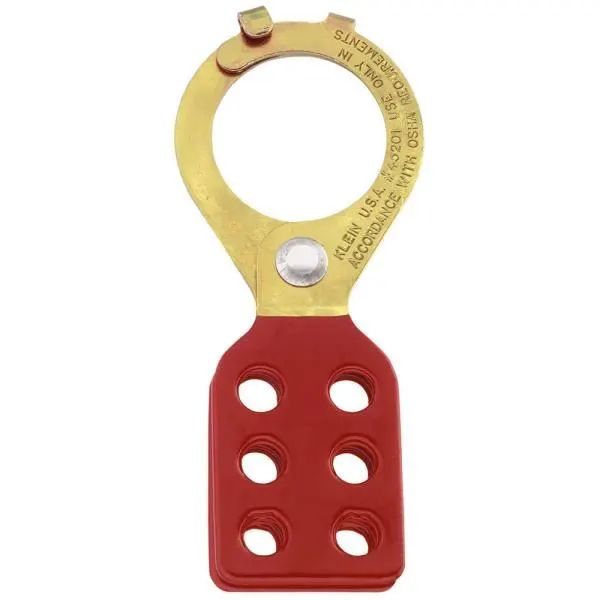 Klein Tools Steel 3.75 in. L Safety Lockout-Hasp