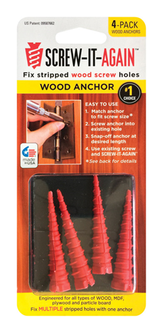 SIA WOOD ANCHOR - 4 PACK