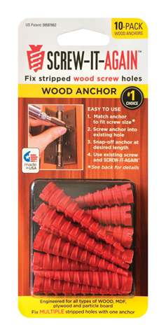 SIA WOOD ANCHOR-10 PACK
