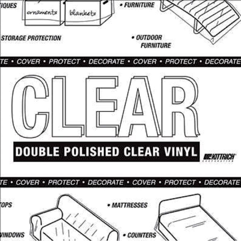COVER CLEAR VINYL MED 54" SOLD BY THE FOOT