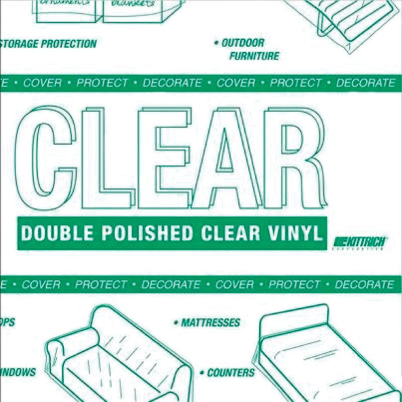 COVER VINYL CLEAR 34 YD (Sold by the Yard)