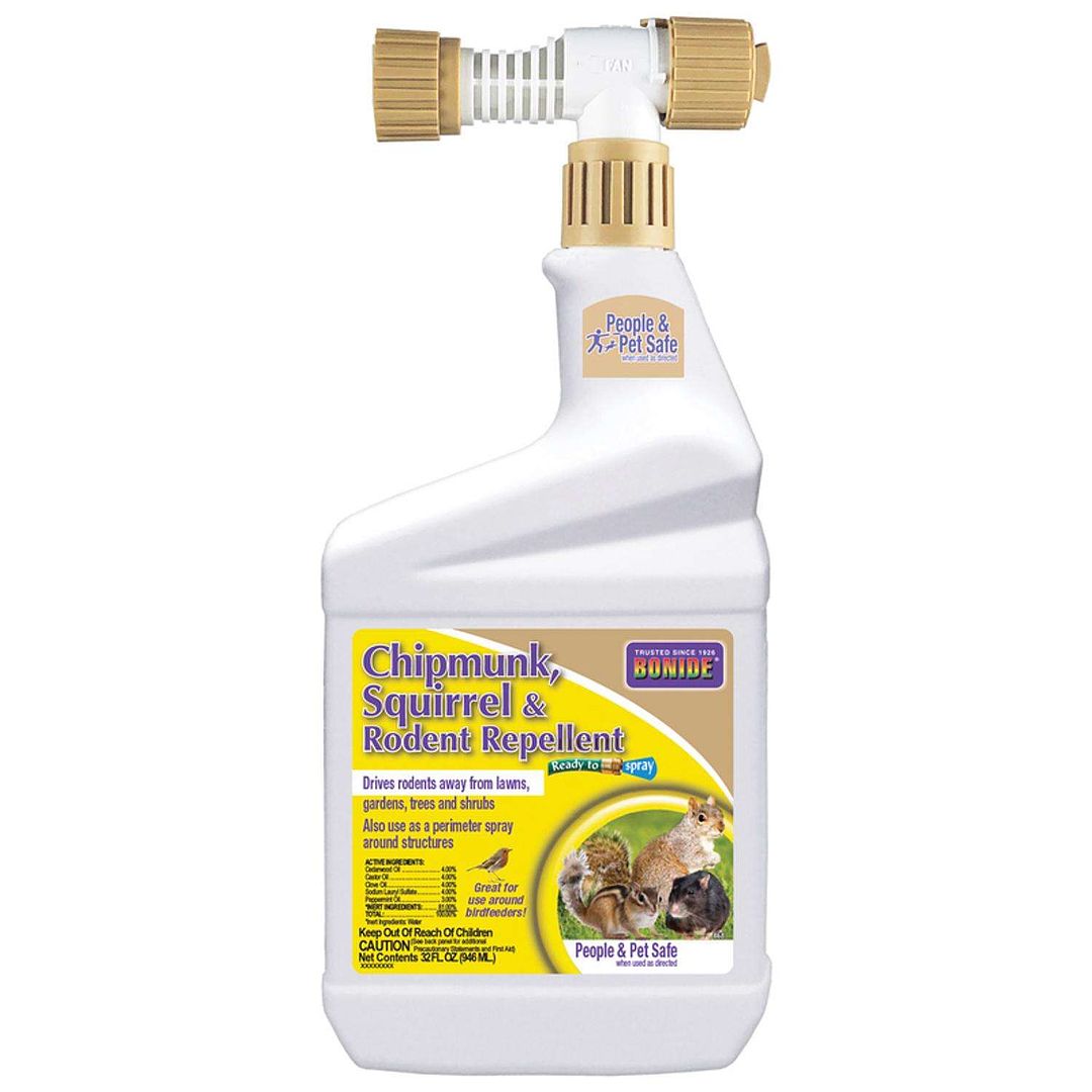 Bonide Animal Repellent Liquid For Chipmunks and Squirrels 32 oz