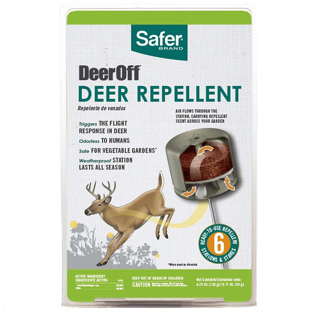 Safer Brand Deer Off Repellent Station Stake For Deer 6 pk