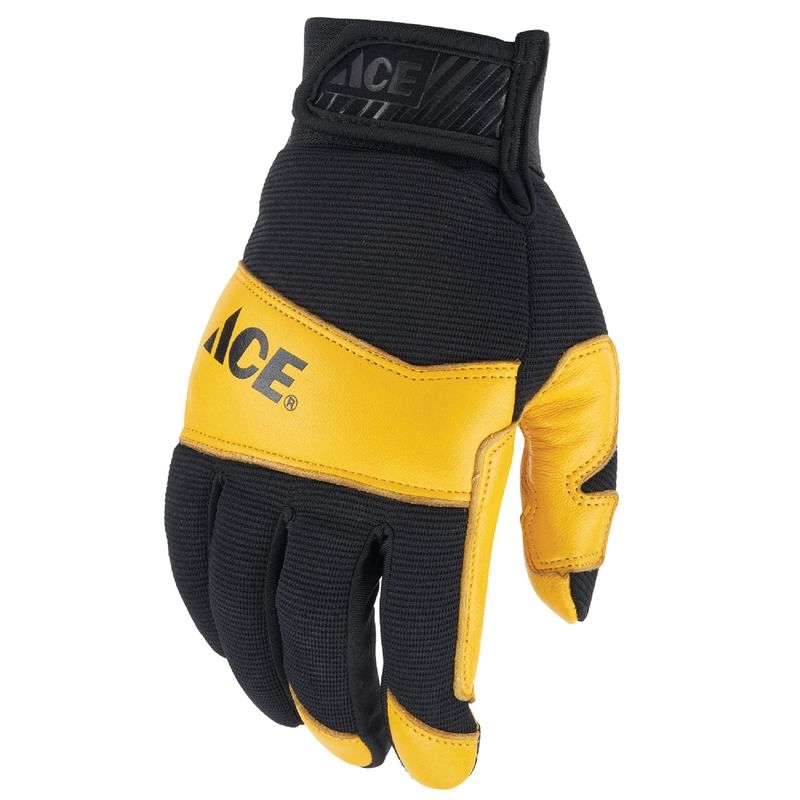 ACE GLOVES LEATHER L