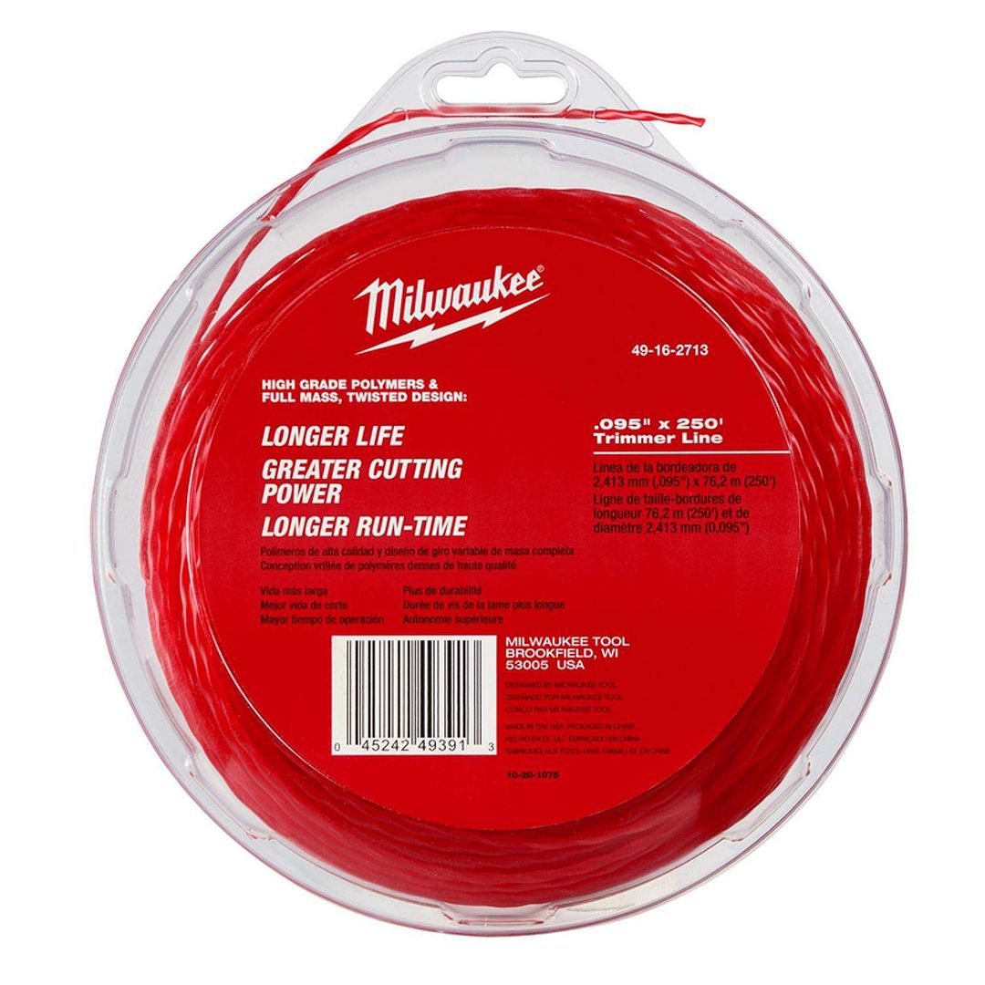 Milwaukee Professional Grade 0.095 in. D X 250 ft. L Trimmer Line