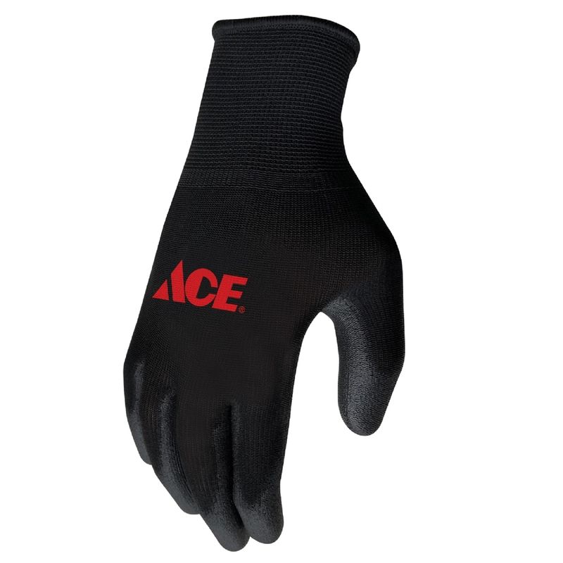 ACE GLOVES POLY COATED L