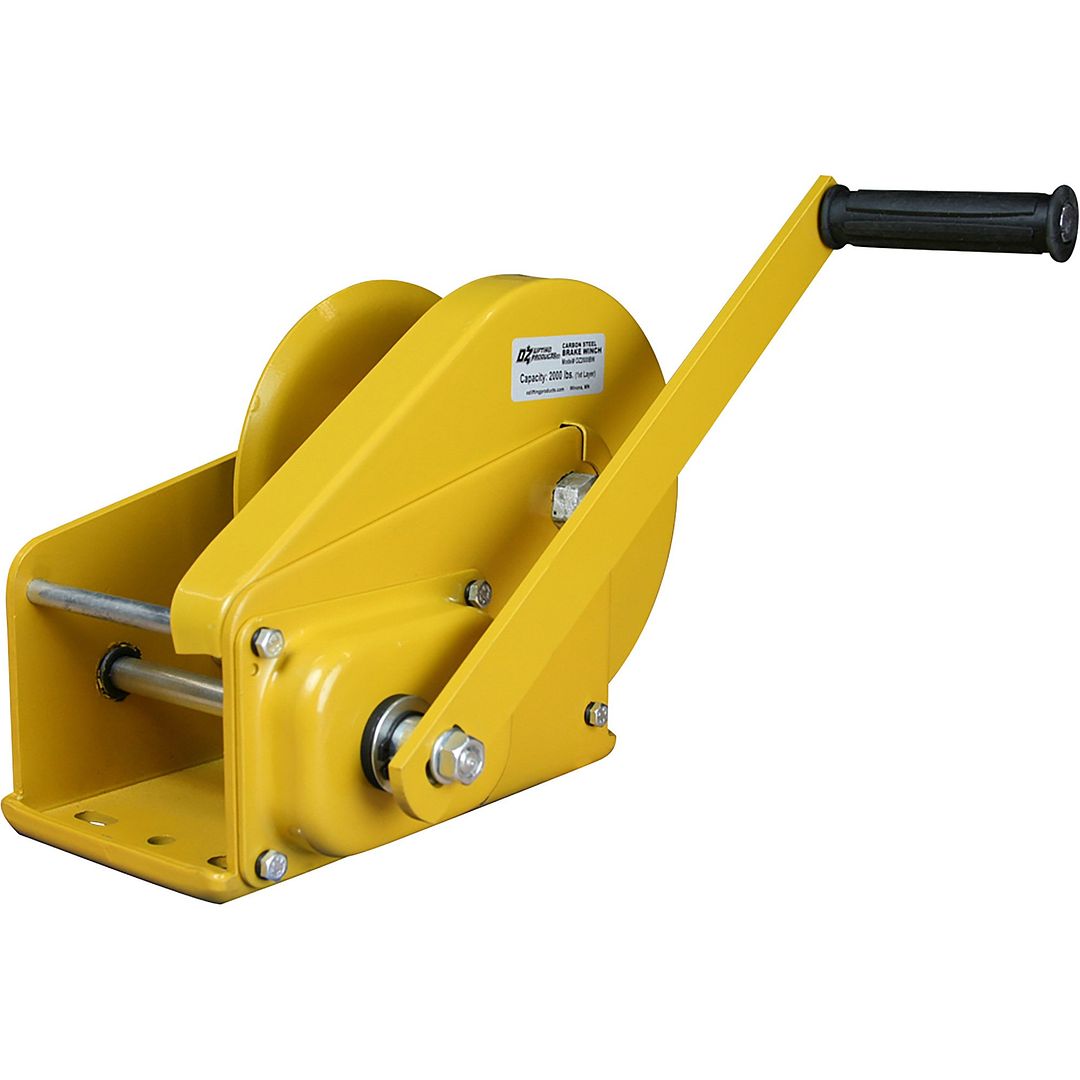 OZ Lifting Products 2000 lb Yellow Hand Winches