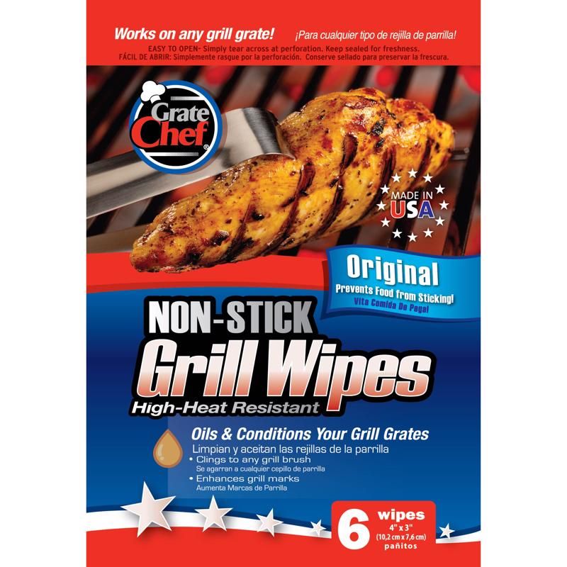 GRATE CHEF GRILL WIPES6P