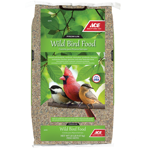 WILD BIRD FOOD 20# ACE