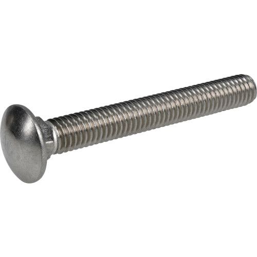 STAINLESS STEEL CARRIAGE BOLTS (3/8"-16 X 3") - 25 PC