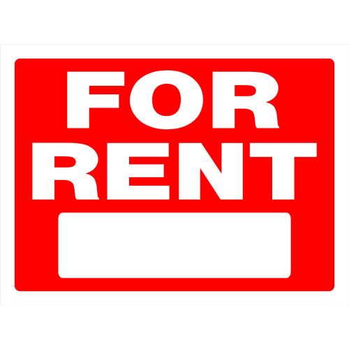 HILLMAN FOR RENT SIGN (18" X 24")