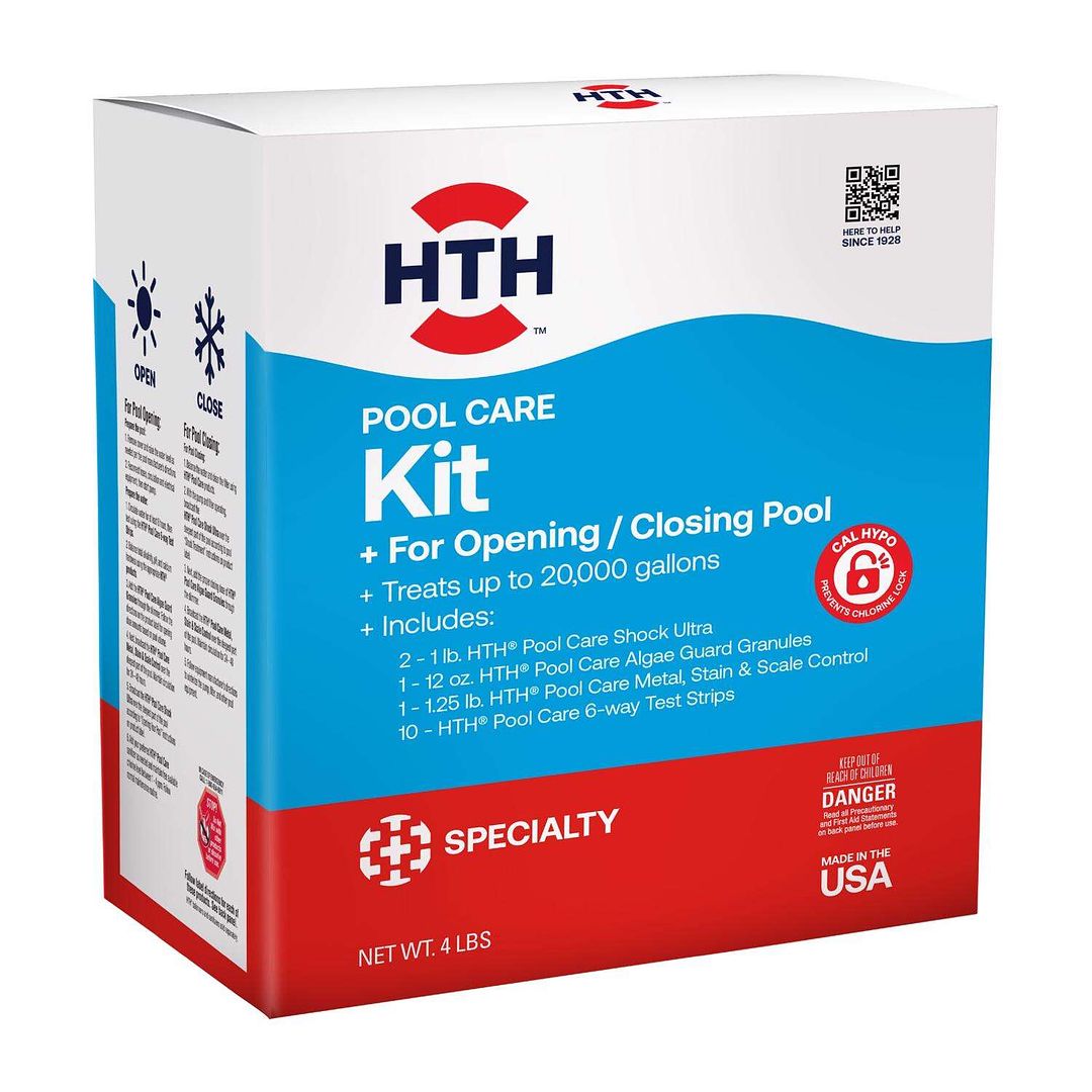 HTH Granule Pool Care Kit 4 lb