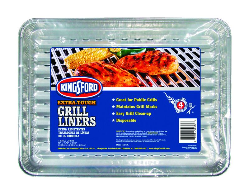 GRILL LINERS 16X12"4PK