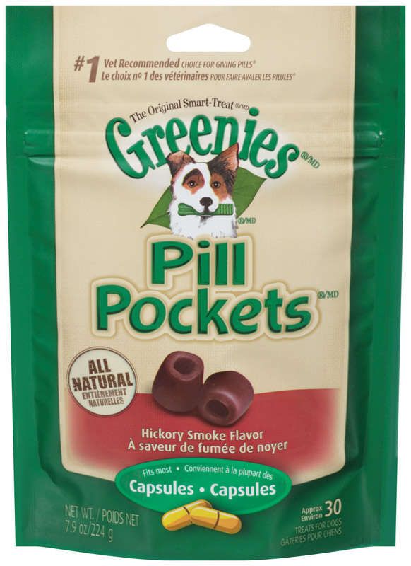 Greenies Hickory Smoke Pill Pockets For Dogs 7.9 oz 1 pk
