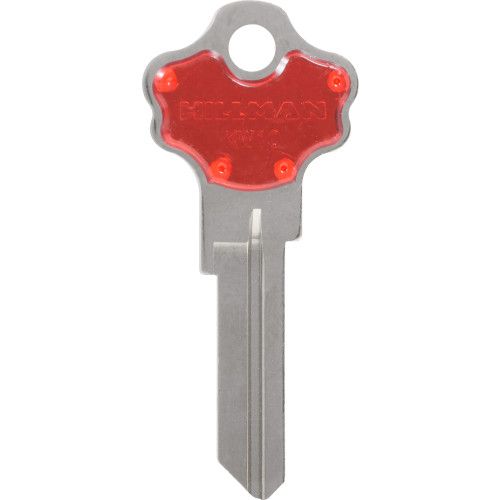 KWIKSET HOME AND OFFICE KEY BLANK RED COLORPLUS KW-10Â 