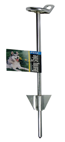 STAKE DOG TIE OUT 16"