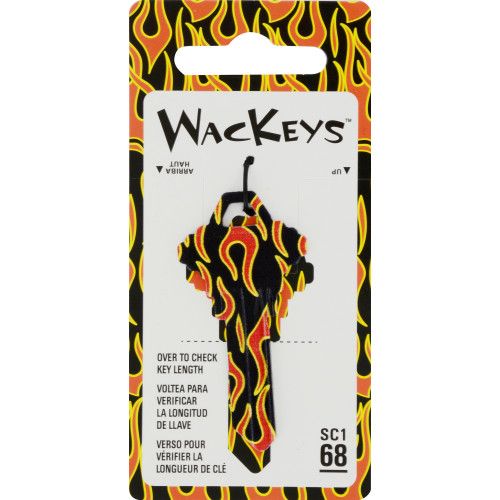 WACKEY FLAME KEY BLANK SCHLAGE SC1/68