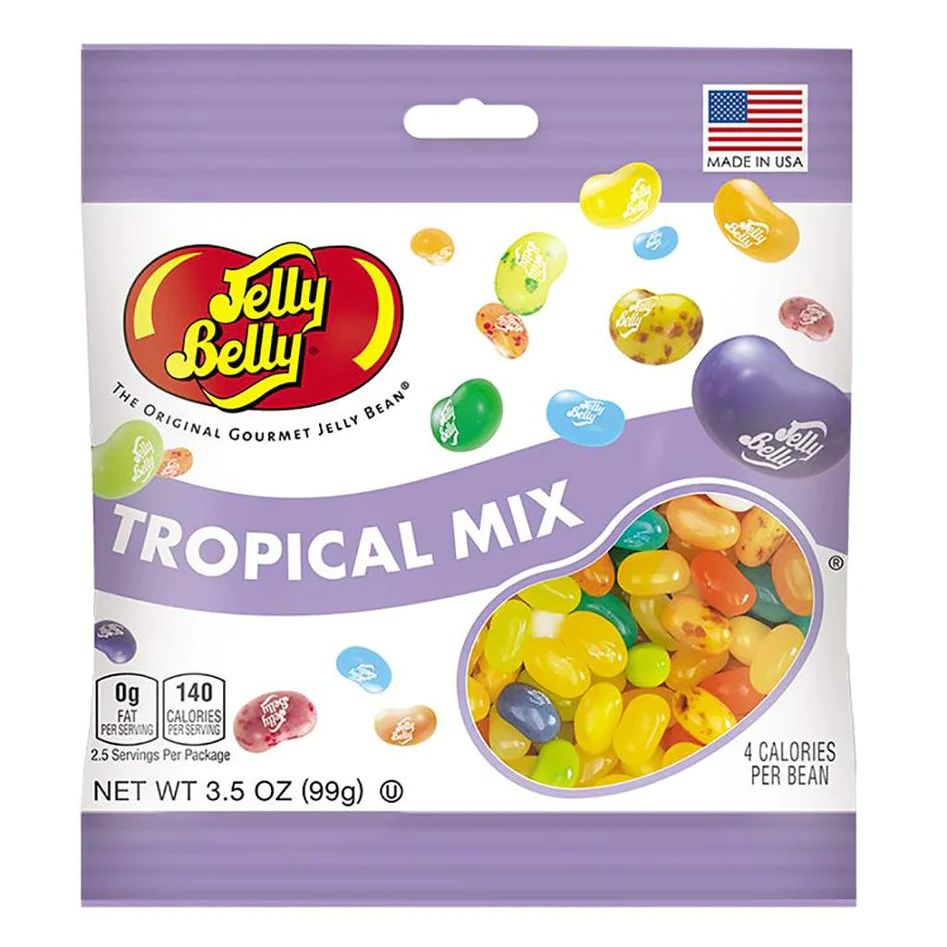 Jelly Belly Tropical Mix Jelly Beans 3.5 oz