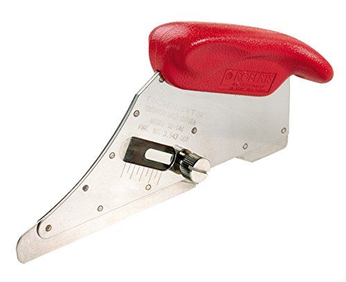 ROBERTS-10-146-3 CUSHION BACK CARPET CUTTER WITH ADJUSTABLE BLADE DEPTH