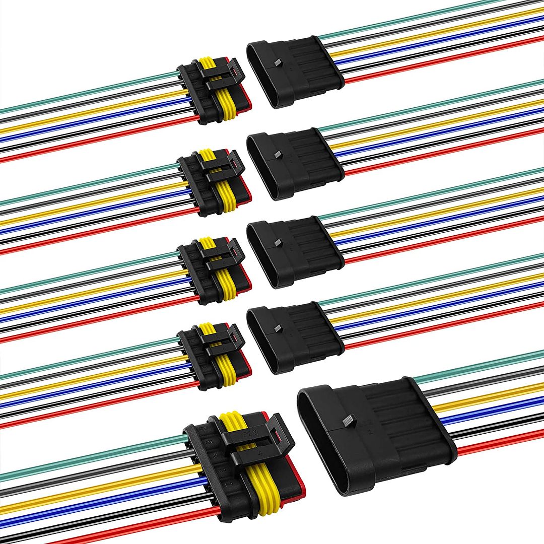 6 PIN WATERPROOF ELECTRICAL CONNECTOR