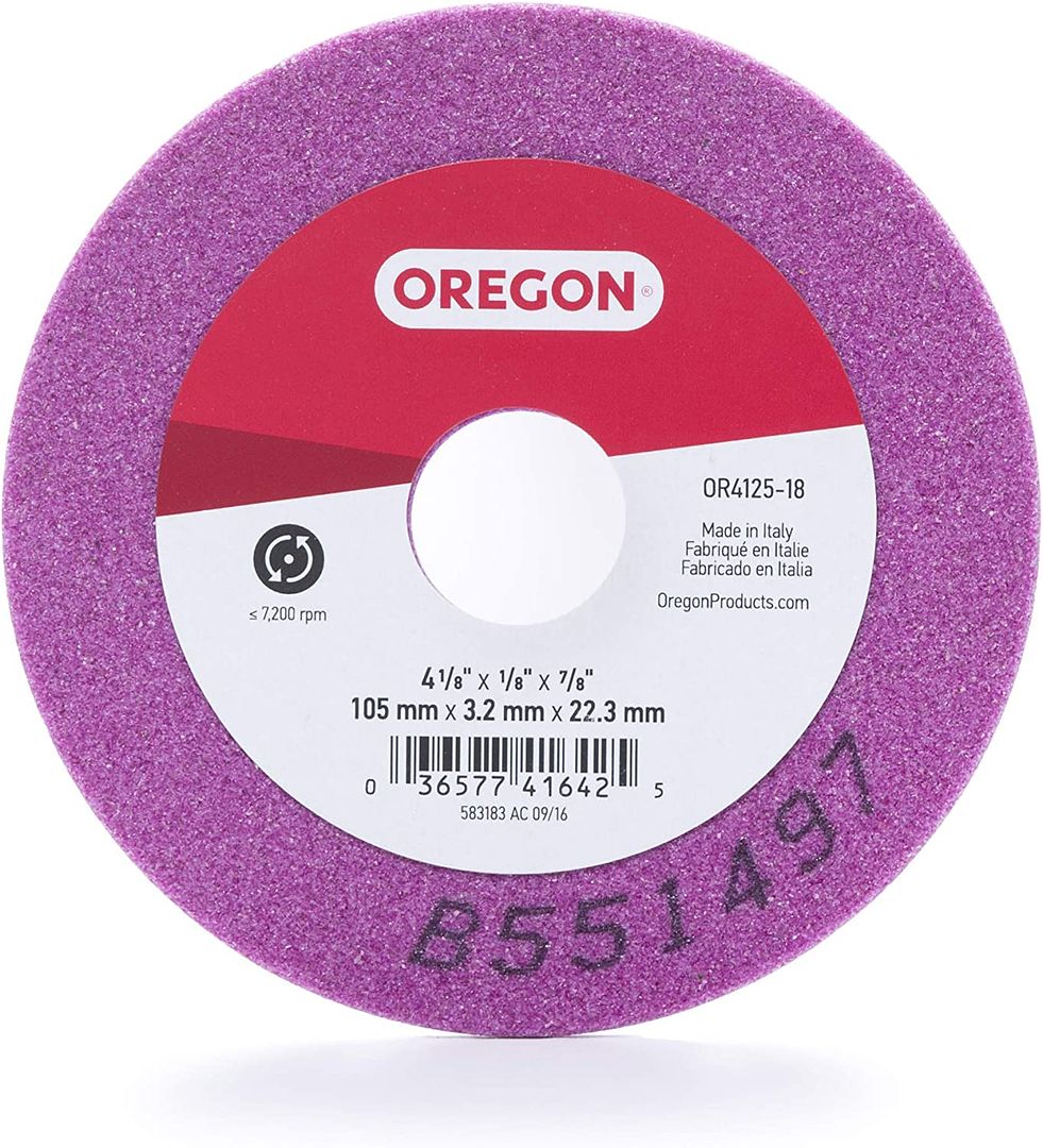 Oregon OR4125-18A Grinding Wheel, 4 1/8" x 1/8"