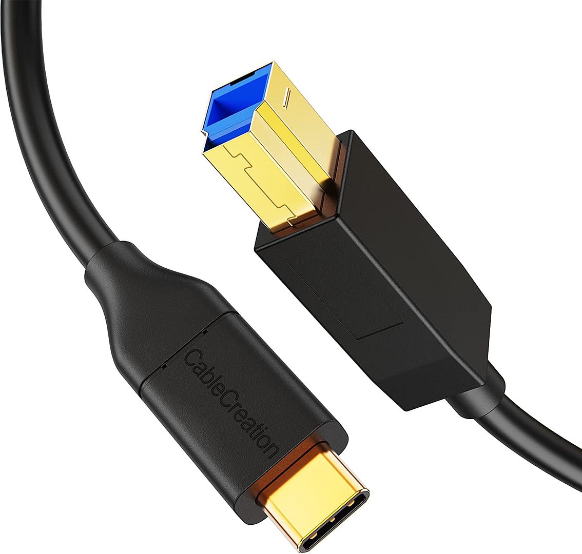 USB 3.1 C TO USB B CABLE 4'