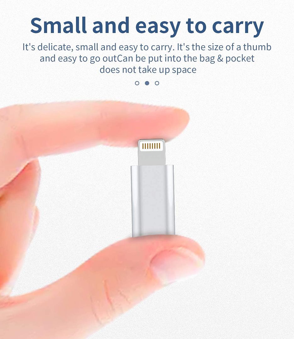 MICRO USB TO LIGHTNING ADAPT