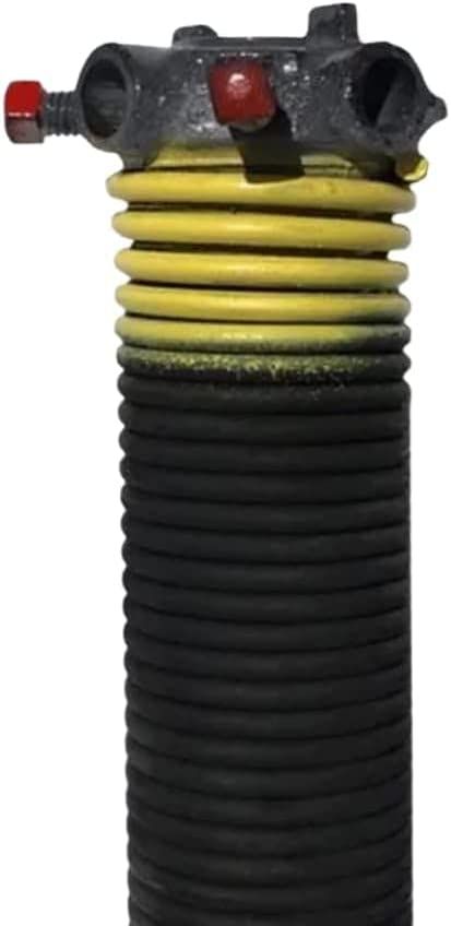 G.A.S Hardware Garage Door Torsion Spring (207 x 1.75 x 24) | Left Hand Wound Replacement for Right Side of Garage Doors (Color Cone: Black)