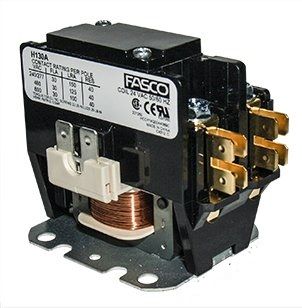 30 Amp 1 Pole 24V Contactor - Compatible Replacement for Carrier Bryant HN51KC024 P282-0311