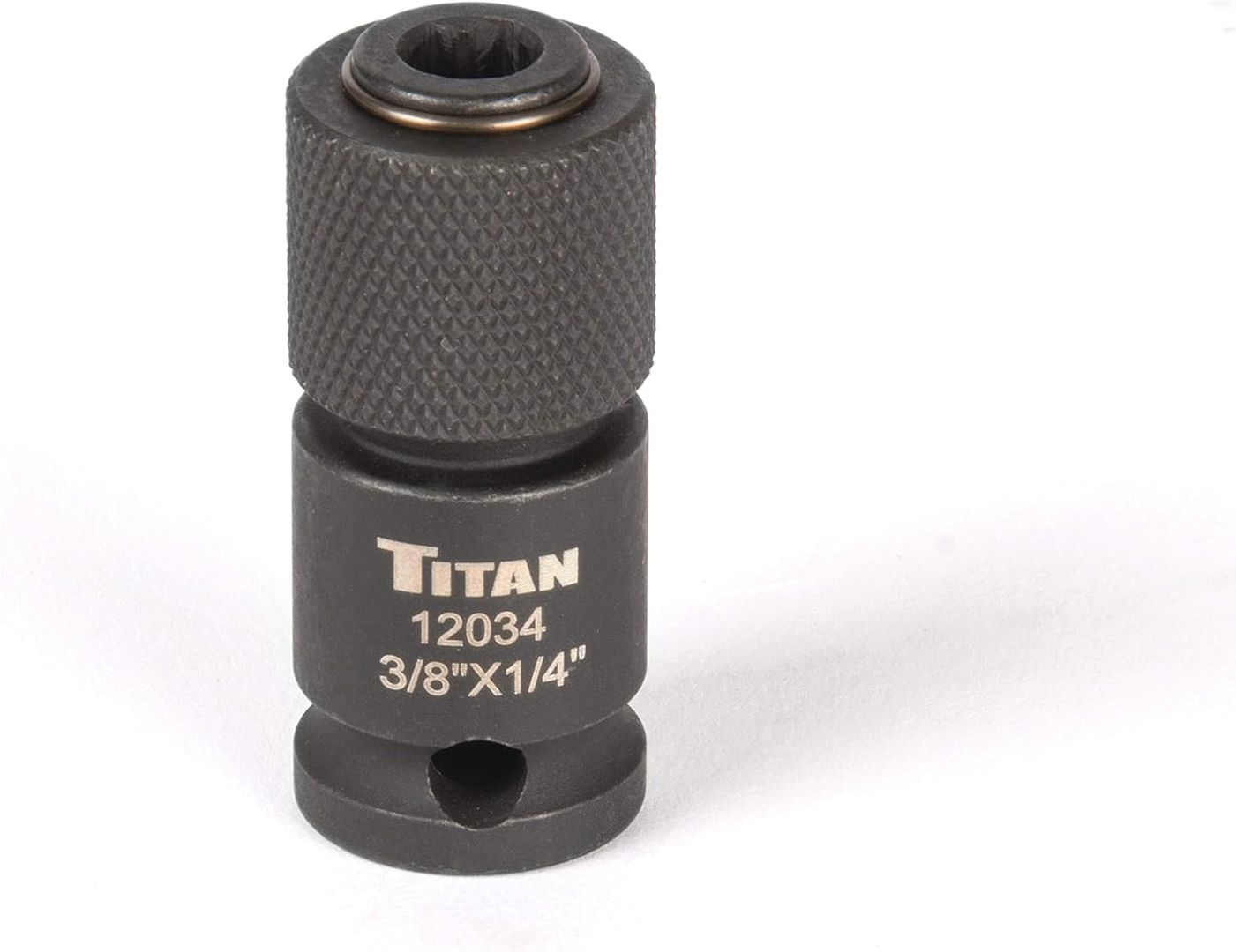 Titan 12034 3/8-Inch Drive to 1/4-Inch Hex Drive Quick Change Adapter