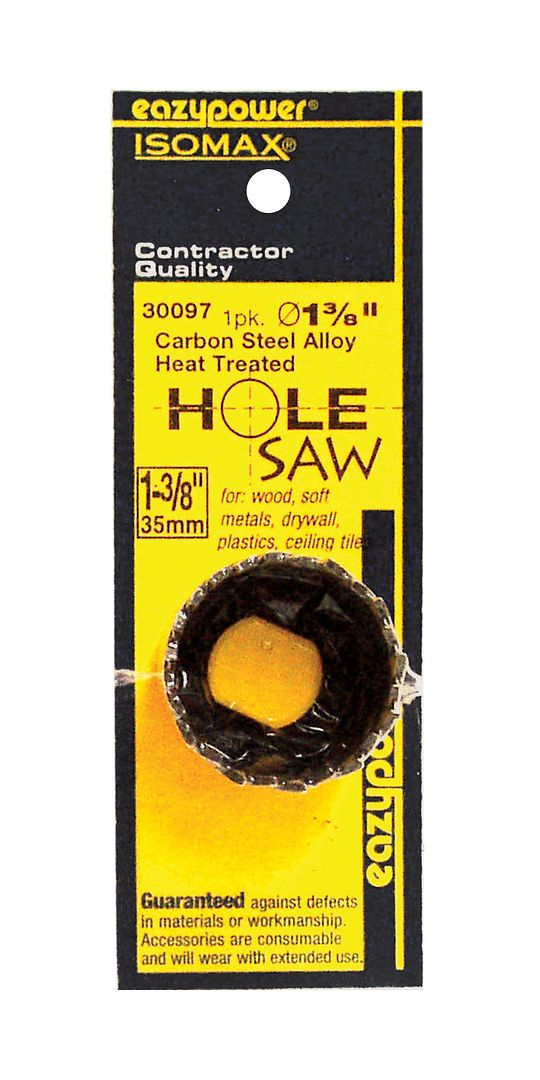 1-3/8" CARBON STEEL HOLE