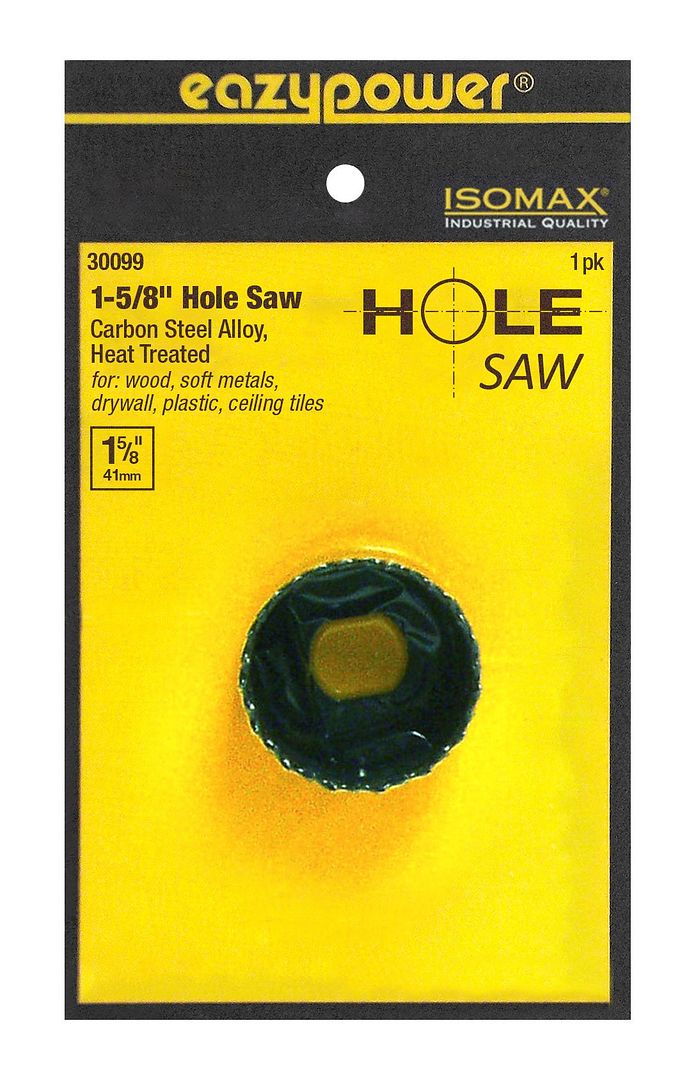 1-5/8" CARBON STEEL HOLE