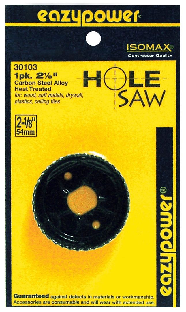 2-1/8" CARBON STEEL HOLE