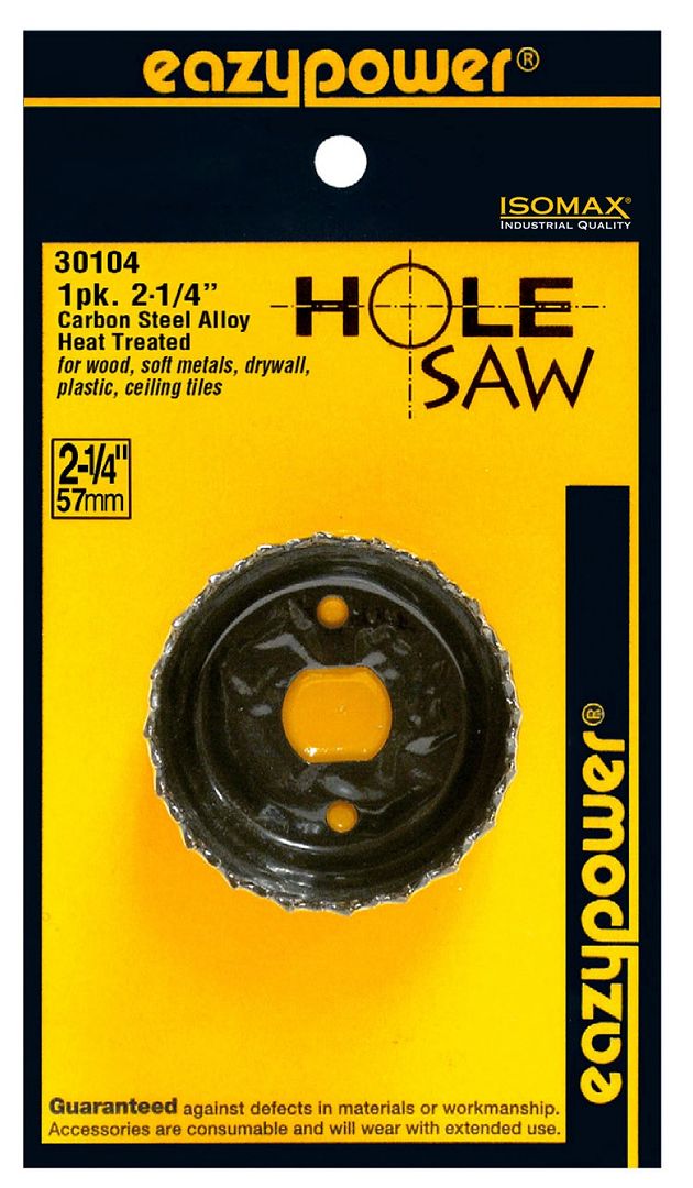 2-1/4" CARBON STEEL HOLE