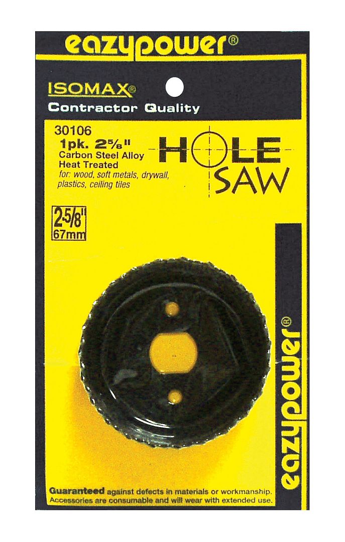 2-5/8" CARBON STEEL HOLE